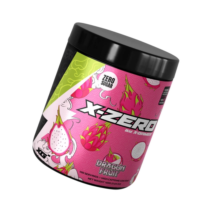 X-GAMER Energy Drink Powder X-Zero 160 gram Dragon Fruit in the group COMPUTERS & PERIPHERALS / GAMING / Energydrinks for gamers at TP E-commerce Nordic AB (C94720)