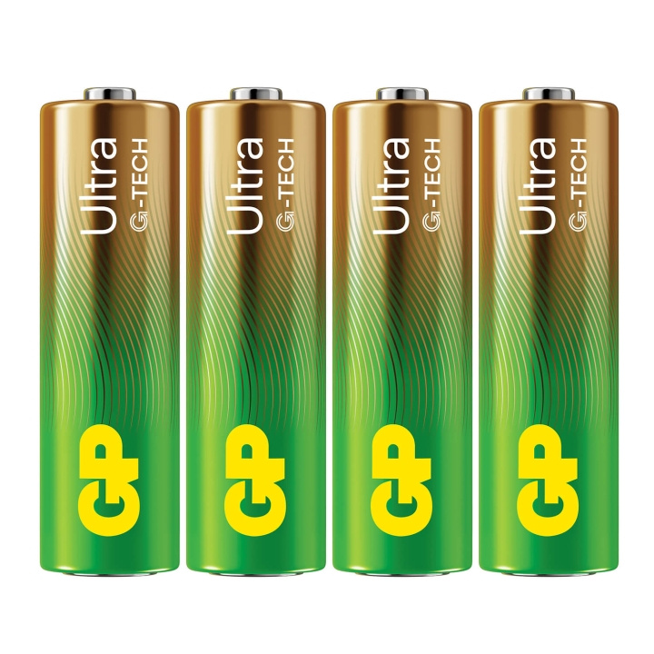 GP Battery Ultra Alkaline AA LR6 4-Pack in the group HOME ELECTRONICS / Batteries & Chargers / Batteries / AA at TP E-commerce Nordic AB (C94742)