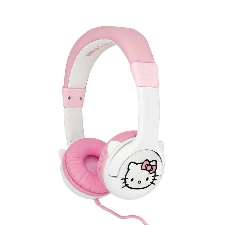 HELLO KITTY Headphone Pink Wired On-Ear 85dB With Ears in the group HOME ELECTRONICS / Audio & Picture / Headphones & Accessories / Headphones at TP E-commerce Nordic AB (C94773)