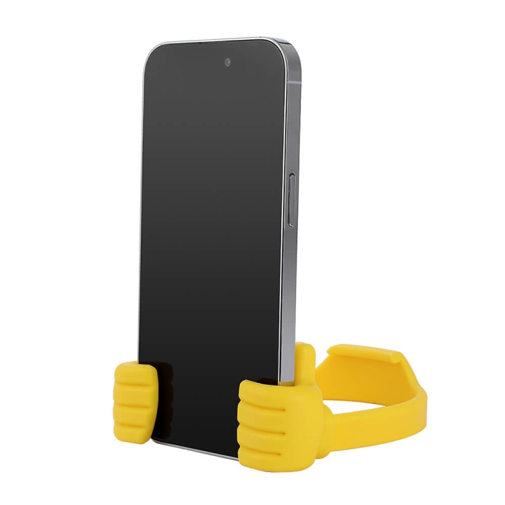 Gear Desktop Holder Mobile Phone Yellow in the group SMARTPHONE & TABLETS / Other accessories / Popsockets at TP E-commerce Nordic AB (C94811)