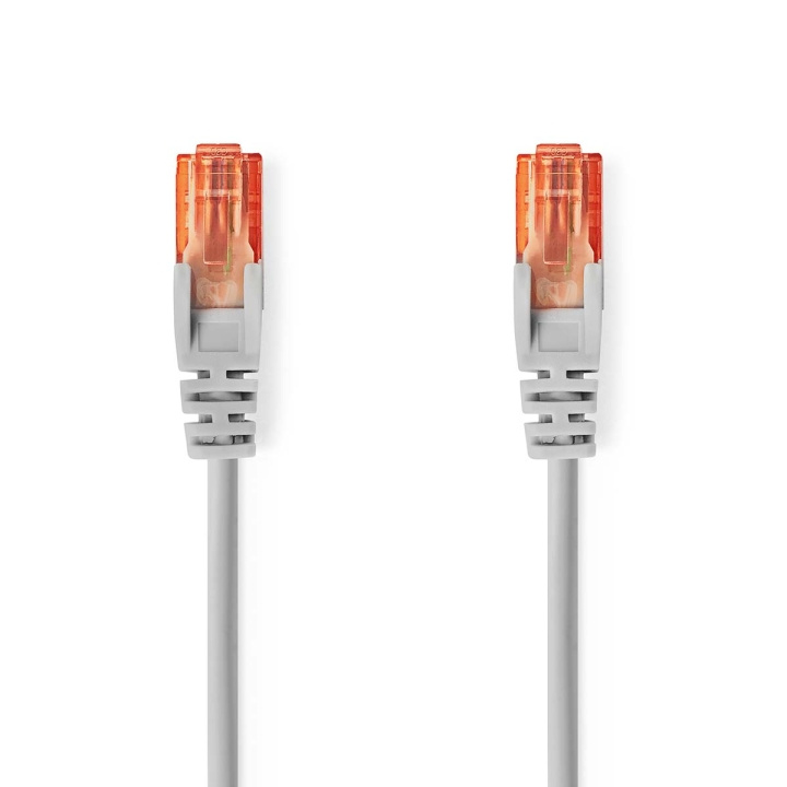 Nedis CAT6 Cable | RJ45 Male | RJ45 Male | U/UTP | 0.25 m | Round | PVC | Grey | Label in the group COMPUTERS & PERIPHERALS / Computer cables / Network cables / Cat6 at TP E-commerce Nordic AB (C94830)