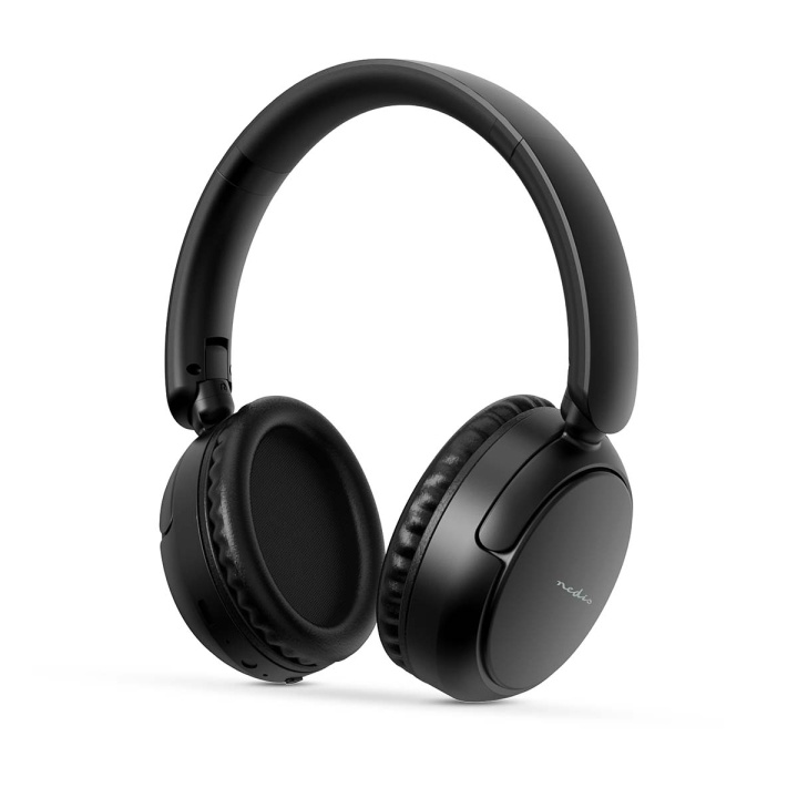 Nedis Wireless Over-Ear Headphones | Battery play time: 12 hrs | Built-in microphone | Press Control | Voice control support | Volume control | Black in the group HOME ELECTRONICS / Audio & Picture / Headphones & Accessories / Headphones at TP E-commerce Nordic AB (C94835)