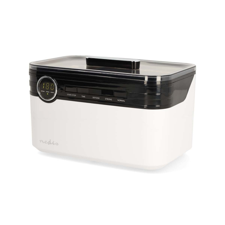 Nedis Ultrasonic Jewellery Cleaner | Mains Powered | 220 - 240 V AC 50/60 Hz | Euro / Type-C (CEE 7/16) | White | Plastic in the group HOME, HOUSEHOLD & GARDEN / Cleaning products / Other cleaning accessories at TP E-commerce Nordic AB (C94837)