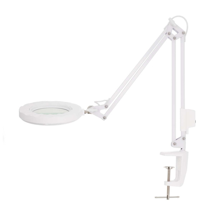 Nedis Magnifying Table Lamp | Lens strength: 3 Diopter | 6500 K | 6 W | 700 lm | White in the group HOME ELECTRONICS / Lighting / Table lamps at TP E-commerce Nordic AB (C94839)