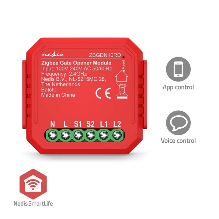 Nedis SmartLife Power Switch | Zigbee 3.0 | 2.5 W | Terminal Connection | App available for: Android™ / IOS in the group HOME, HOUSEHOLD & GARDEN / Electricity & Lighting / electrical installation / Accessories at TP E-commerce Nordic AB (C94863)