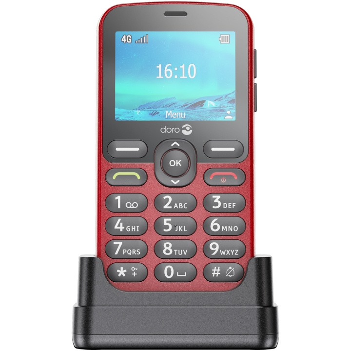 Doro 1881 4G Röd in the group SMARTPHONE & TABLETS / Mobile phones & smartphones at TP E-commerce Nordic AB (C94873)