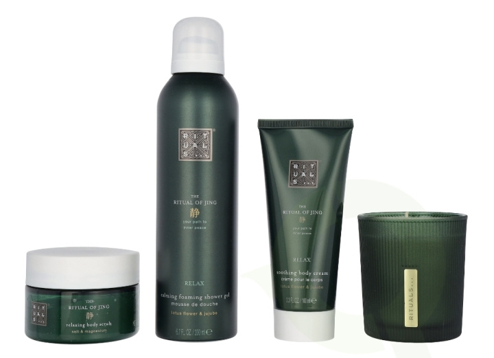 Rituals Jing Set 565 ml Body Cream 100ml/Scented Candle 140ml/Body Scrub 125ml/Foaming Shower Gel 200ml in the group BEAUTY & HEALTH / Gift sets / Gift sets for her at TP E-commerce Nordic AB (C94964)