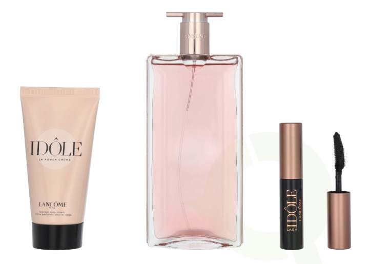 Lancome Idole Giftset 102.5 ml Edp Spray 50ml/Power Cream 50ml/Lash Mascara 2.5ml in the group BEAUTY & HEALTH / Gift sets / Gift sets for her at TP E-commerce Nordic AB (C94966)