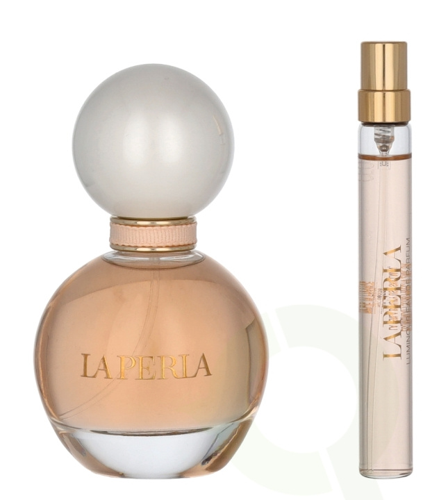 La Perla Luminous Giftset 60 ml Edp Spray 50ml/Edp Spray 10ml in the group BEAUTY & HEALTH / Gift sets / Gift sets for her at TP E-commerce Nordic AB (C95008)