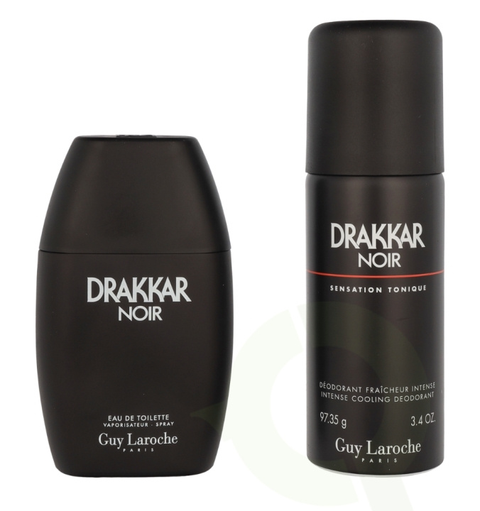 Guy Laroche Drakkar Noir Giftset 250 ml Edt Spray 100ml/Deo Spray 150ml in the group BEAUTY & HEALTH / Gift sets / Gift sets for him at TP E-commerce Nordic AB (C95010)