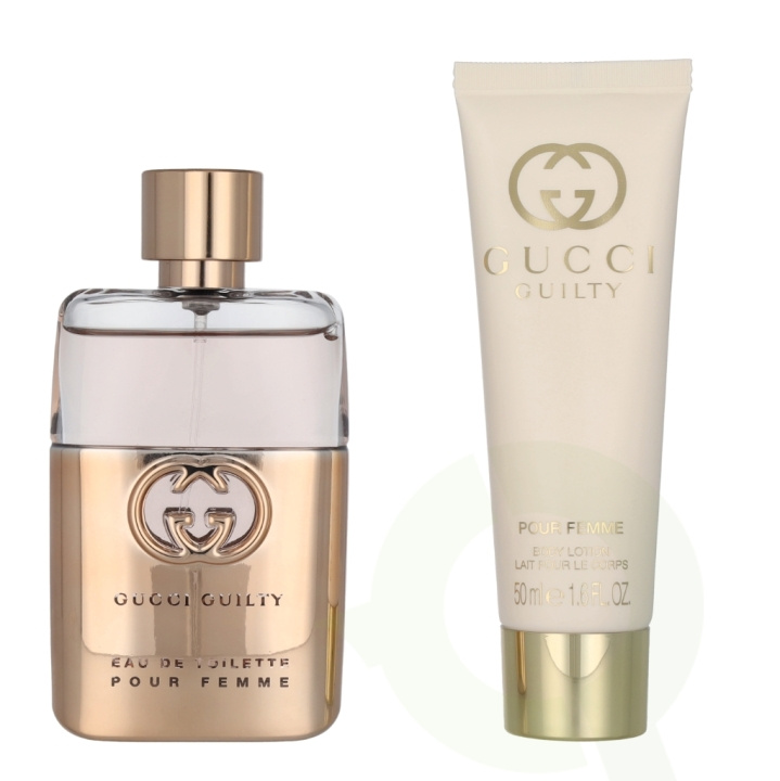 Gucci Guilty Pour Femme Giftset 100 ml Edt Spray 50ml/Body Lotion 50ml in the group BEAUTY & HEALTH / Gift sets / Gift sets for her at TP E-commerce Nordic AB (C95013)