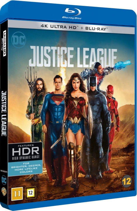 Justice League (4K Blu-Ray) in the group HOME ELECTRONICS / Audio & Picture / TV & Accessories / Movies / Blu-ray at TP E-commerce Nordic AB (C95048)