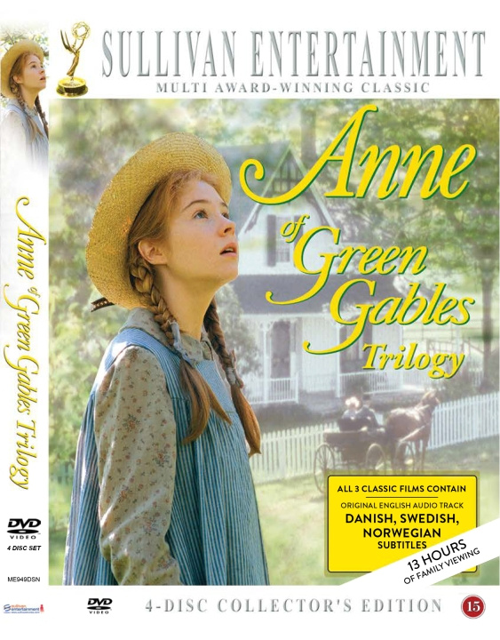 Anne fra Grønnebakken: Den komplette samling (4 Disc) - DVD (Nordic version) Anne from Green Gables The original miniseries in the group HOME ELECTRONICS / Audio & Picture / TV & Accessories / Movies / DVD at TP E-commerce Nordic AB (C95054)