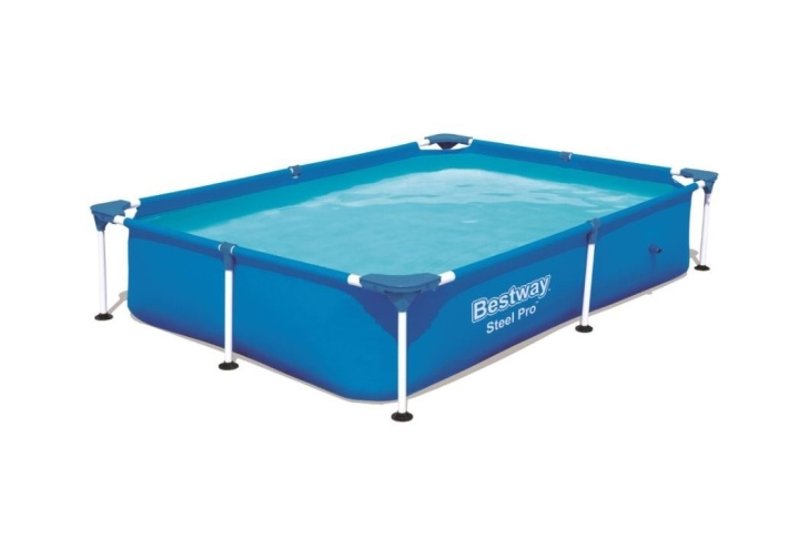 Bestway Steel Pro Pool 2.21m x 1.50m x 43cm (56401) in the group HOME, HOUSEHOLD & GARDEN / Garden products / Pool & Accessories / Pools at TP E-commerce Nordic AB (C95172)