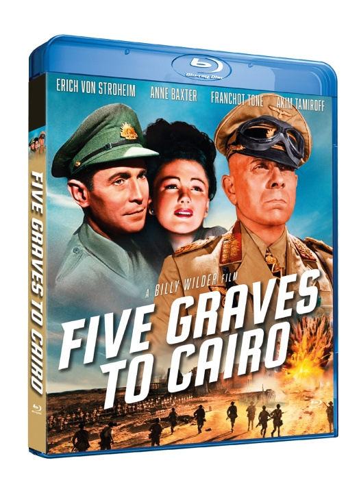 Five Graves to Cairo in the group HOME ELECTRONICS / Audio & Picture / TV & Accessories / Movies / Blu-ray at TP E-commerce Nordic AB (C95297)