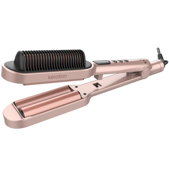 GA.MA Keration Waver & Brush Styler GI1901 in the group BEAUTY & HEALTH / Hair & Styling / Styling Tools / Curling irons at TP E-commerce Nordic AB (C95444)