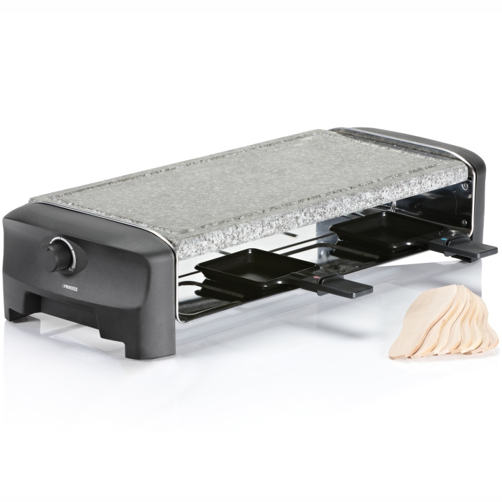 Princess Raclette 8 Stone Grill Party 162830 in the group HOME, HOUSEHOLD & GARDEN / Household appliances / Toasters & Bread grills / Table grills & Raclette at TP E-commerce Nordic AB (C95490)