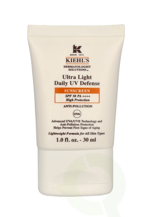 Kiehl\'s D.S. Ultra Light Daily UV Defense Sunscreen SPF50 30 ml in the group BEAUTY & HEALTH / Skin care / Tanning / Sunscreen at TP E-commerce Nordic AB (C95535)