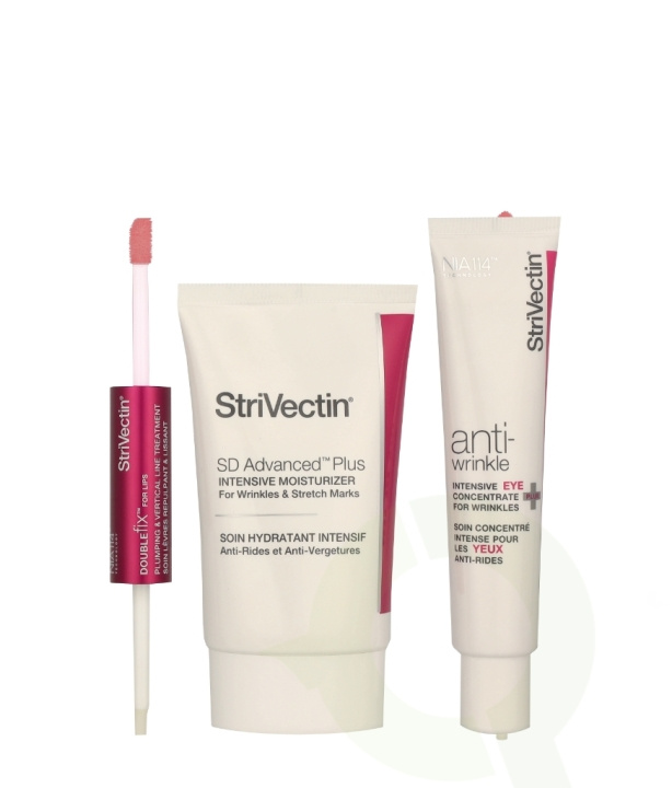 StriVectin Anti-Wrinkle Smooth & Plump Kit 100 ml Eye Cream 30ml/Moisturizer 60ml/Lips 10ml in the group BEAUTY & HEALTH / Gift sets / Gift sets for her at TP E-commerce Nordic AB (C95556)