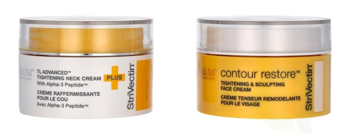 StriVectin Tighten & Sculpt Kit 100 ml Neck Cream 50ml/Face Cream 50ml in the group BEAUTY & HEALTH / Gift sets / Gift sets for her at TP E-commerce Nordic AB (C95557)