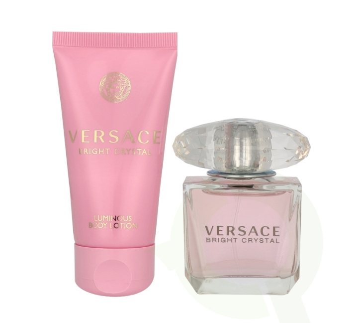 Versace Bright Crystal Giftset 80 ml Edt Spray 30ml/Luminous Body Lotion 50ml in the group BEAUTY & HEALTH / Gift sets / Gift sets for her at TP E-commerce Nordic AB (C95721)