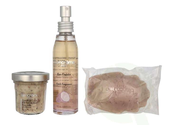 Blancreme Season Essentials Set - Coconut & Lychee 160 ml Fresh Fragrance 50ml/Soap 70gr/Body Scrub 40ml in the group BEAUTY & HEALTH / Gift sets / Gift sets for her at TP E-commerce Nordic AB (C95738)