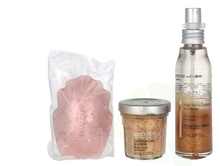 Blancreme Season Essentials Set - Peach & Apricot 160 ml Dry Oil 50ml/Soap 70gr/Body Scrub 40ml in the group BEAUTY & HEALTH / Gift sets / Gift sets for her at TP E-commerce Nordic AB (C95739)