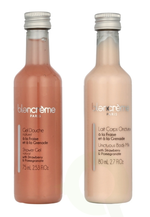 Blancreme Shower Gel + Creamy Body Milk Duo 160 ml 2x80ml - Strawberry & Pomegranate in the group BEAUTY & HEALTH / Gift sets / Gift sets for her at TP E-commerce Nordic AB (C95745)