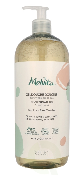 Melvita Gentle Shower Gel 1000 ml in the group BEAUTY & HEALTH / Skin care / Body health / Bath & Shower gels at TP E-commerce Nordic AB (C95757)