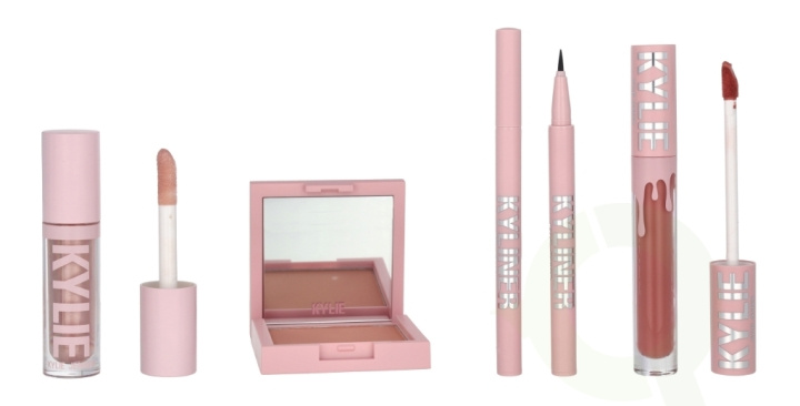 Kylie Cosmetics Kylie Make-Up Set 16.6 ml Blush Powder 10gr/Matte Liquid Lipstick 3ml/High Gloss 3,3ml/Kyliner Liquid Pen 0.3ml in the group BEAUTY & HEALTH / Gift sets / Gift sets for her at TP E-commerce Nordic AB (C95786)