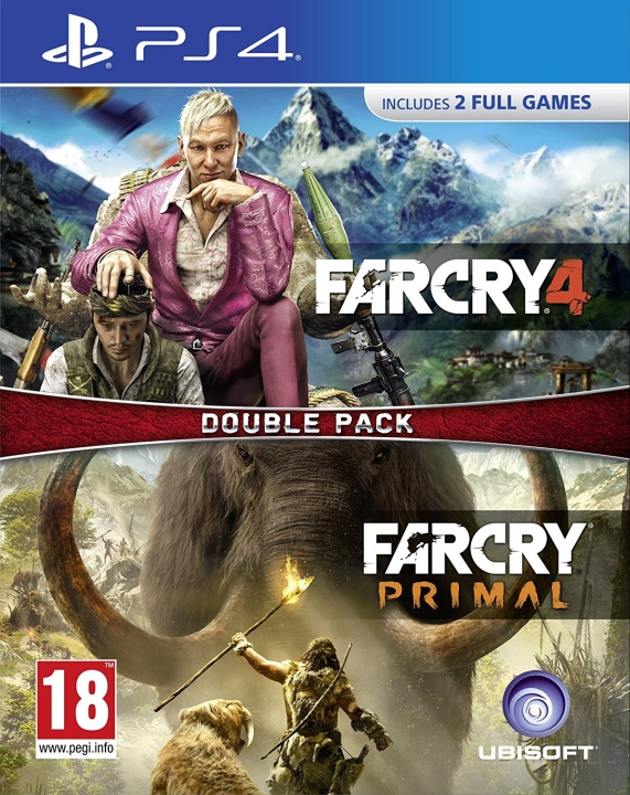 Far Cry Primal / Far Cry 4 - Double Pack (PS4) in the group HOME ELECTRONICS / Game consoles & Accessories / Sony PlayStation 4 / Games at TP E-commerce Nordic AB (C95813)