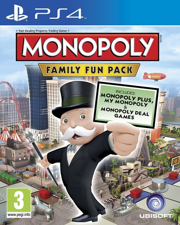 Monopoly Family Fun Pack (PS4) in the group HOME ELECTRONICS / Game consoles & Accessories / Sony PlayStation 4 / Games at TP E-commerce Nordic AB (C95848)