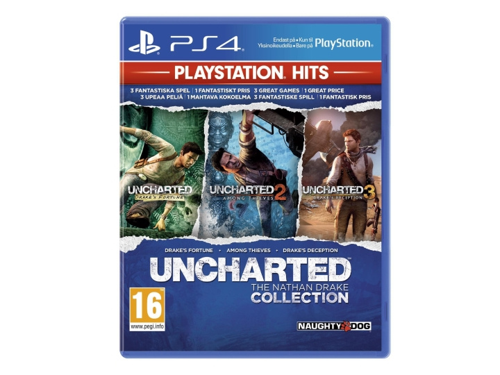 Uncharted: The Nathan Drake Collection (Playstation Hits) (PS4) in the group HOME ELECTRONICS / Game consoles & Accessories / Sony PlayStation 4 / Games at TP E-commerce Nordic AB (C95858)