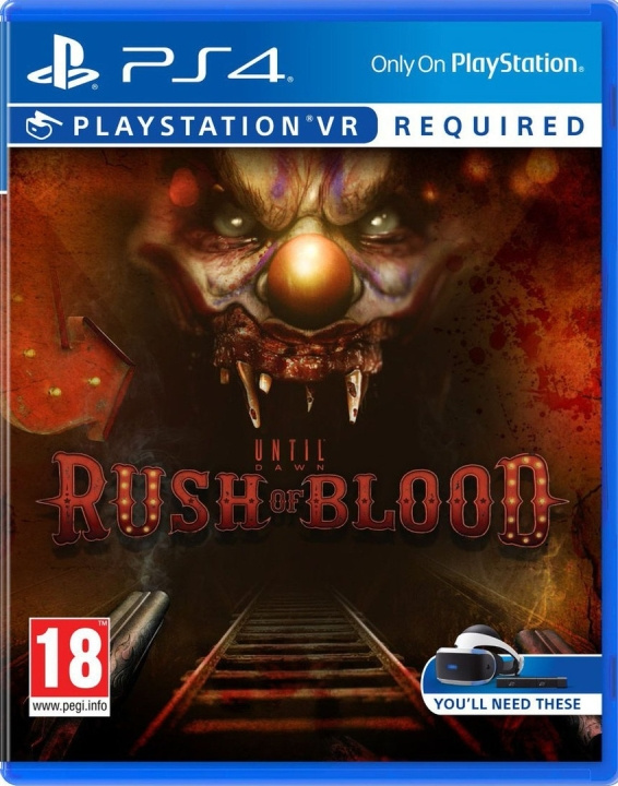 Until Dawn: Rush of Blood (UK) (VR) (PS4) in the group HOME ELECTRONICS / Game consoles & Accessories / Sony PlayStation 4 / Games at TP E-commerce Nordic AB (C95981)