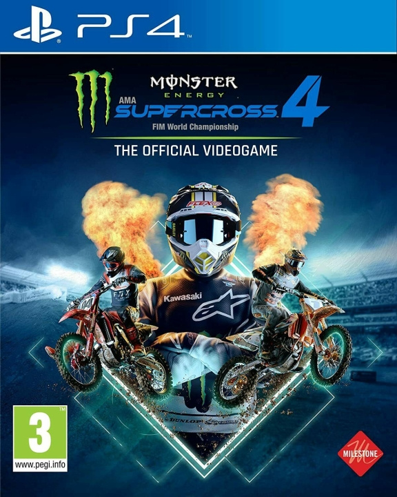 Monster Energy Supercross - The Official Videogame 4 (PS4) in the group HOME ELECTRONICS / Game consoles & Accessories / Sony PlayStation 4 / Games at TP E-commerce Nordic AB (C96094)