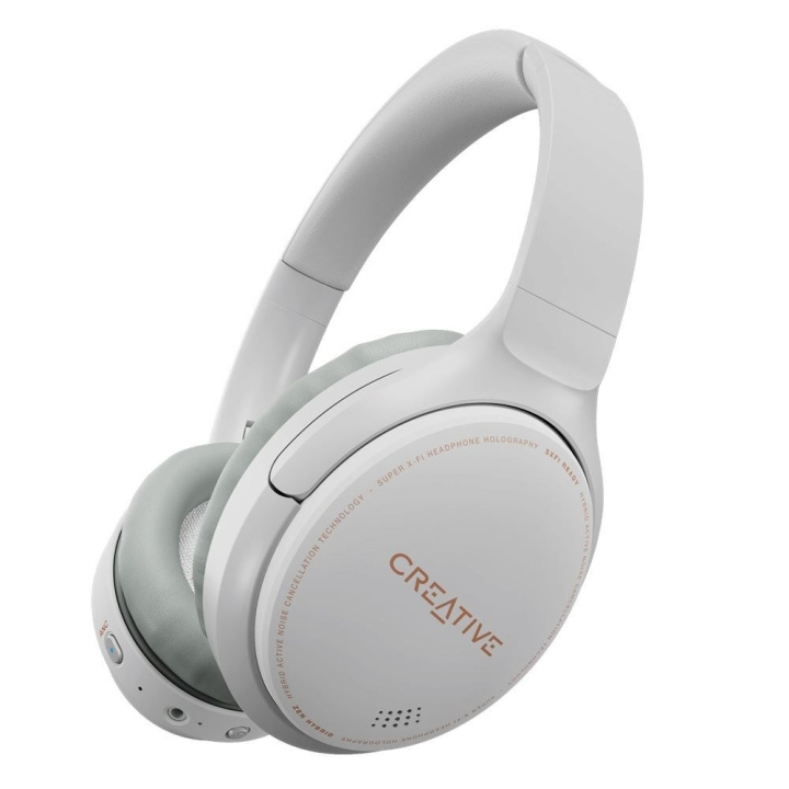 Creative Zen Hybrid Wireless Over-ear Headphones ANC, White in the group HOME ELECTRONICS / Audio & Picture / Headphones & Accessories / Headphones at TP E-commerce Nordic AB (C96192)