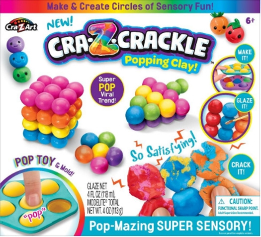 CraZart Crackle Clay Pop-mazing super sensory Set (25086) in the group TOYS, KIDS & BABY PRODUCTS / Toys / Experiment & DIY at TP E-commerce Nordic AB (C96261)