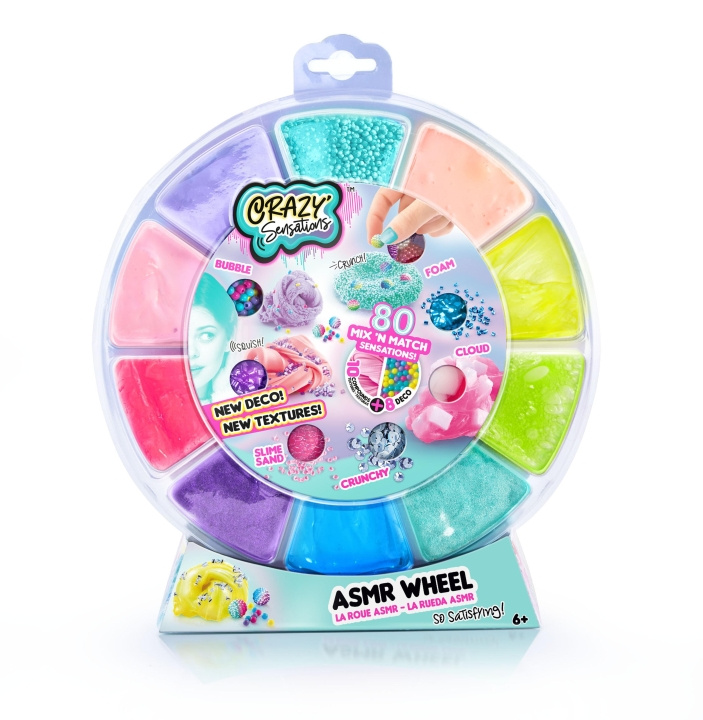 Crazy Sensations Crazy ASMR Wheel (1009) in the group TOYS, KIDS & BABY PRODUCTS / Toys / Clay, play sand and accessories at TP E-commerce Nordic AB (C96281)