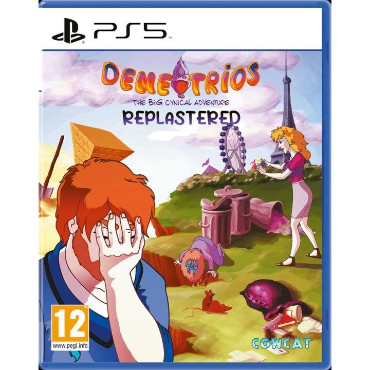 Demetrios the Big Cynical Adventure Replastered (PS5) in the group HOME ELECTRONICS / Game consoles & Accessories / Sony PlayStation 5 / Games at TP E-commerce Nordic AB (C96287)