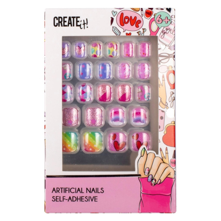 CREATE it! (Bundle product) CREATE IT! - Artificial Nails - Love in the group TOYS, KIDS & BABY PRODUCTS / Toys / Masquerade costumes at TP E-commerce Nordic AB (C96463)