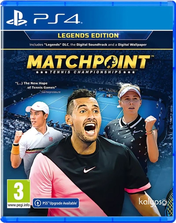 Matchpoint: Tennis Championships (Legends Edition) (PS4) in the group HOME ELECTRONICS / Game consoles & Accessories / Sony PlayStation 4 / Games at TP E-commerce Nordic AB (C96480)