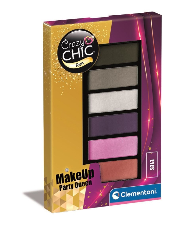 Crazy Chic - Teen Eyeshadow - Party Queen (18835) in the group TOYS, KIDS & BABY PRODUCTS / Toys / Masquerade costumes at TP E-commerce Nordic AB (C96486)