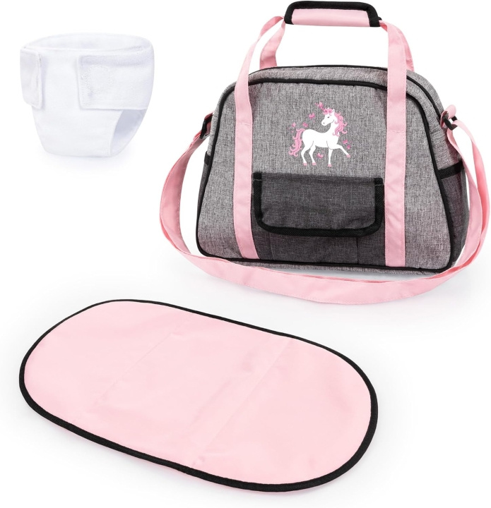 Bayer nursery bag grey with unicorn (69033AB) in the group TOYS, KIDS & BABY PRODUCTS / Baby Gadgets / Care & Hygiene at TP E-commerce Nordic AB (C96754)