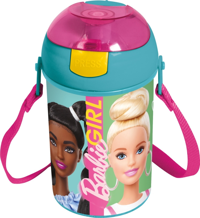 Barbie Stor - Pop-Up Drinking Bottle - Barbie (15969) in the group TOYS, KIDS & BABY PRODUCTS / Eat & Drink / Baby bottle & Accessories at TP E-commerce Nordic AB (C96766)