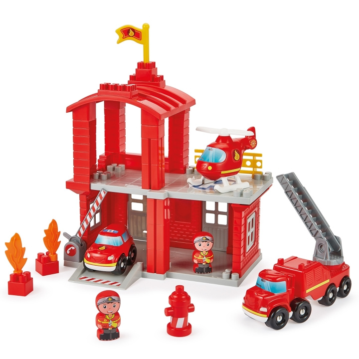 Abrick Fire station (I-2980) in the group TOYS, KIDS & BABY PRODUCTS / Toys / Play set at TP E-commerce Nordic AB (C96774)