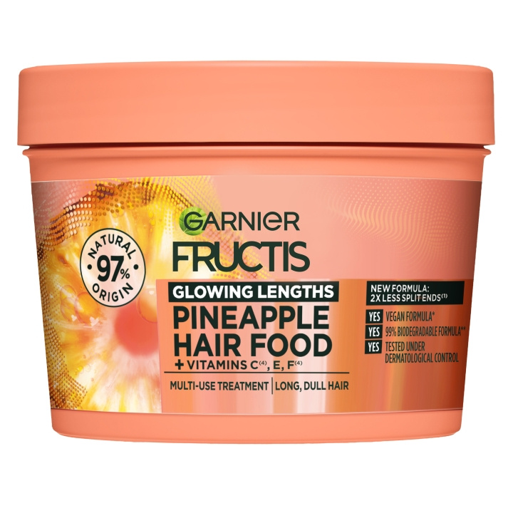 Garnier Fructis Hair Food Pineapple Mask - 400ml in the group BEAUTY & HEALTH / Hair & Styling / Hair care / Hair Mask at TP E-commerce Nordic AB (C96800)