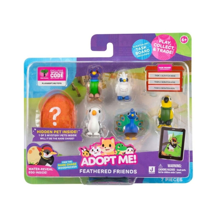 Adopt Me 6 Figure Pack - Feathered Friends (243-0114) in the group TOYS, KIDS & BABY PRODUCTS / Toys / Figures, Miniatures & accessories at TP E-commerce Nordic AB (C96863)