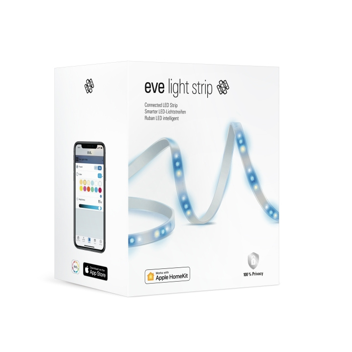 Eve Home Eve Light Strip - Smart LED Strip with Apple HomeKit technology in the group HOME, HOUSEHOLD & GARDEN / Smart home / Smart Lights at TP E-commerce Nordic AB (C96884)