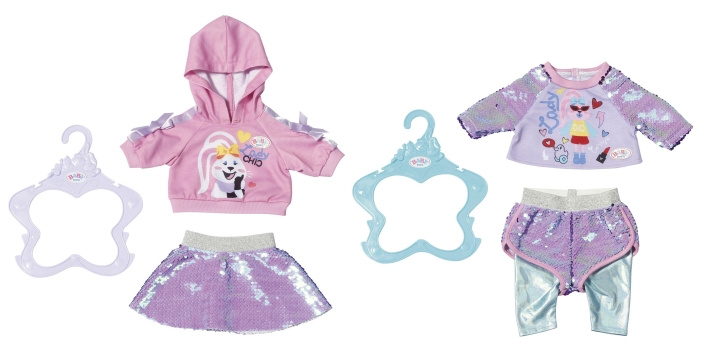 BABY Born Fashion 2 assorted 43cm (828182) in the group TOYS, KIDS & BABY PRODUCTS / Toys / Docks & Accessories at TP E-commerce Nordic AB (C96953)