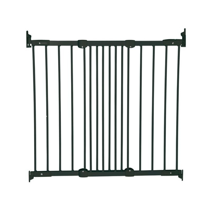 BabyDan Safety Gate - Flexi Fit metal Black - 67-105,5 cm (55116-2600-10) in the group TOYS, KIDS & BABY PRODUCTS / Children\'s safety / Children\'s safey at home at TP E-commerce Nordic AB (C97008)